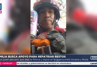Peruano murió en la guerra entre Ucrania y Rusia