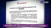 Petroperú anuló contrato de biodiésel con la empresa Heaven Petroleum Operators - Noticias de biodiesel