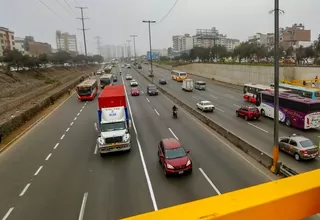 La velocidad en la Panamericana Sur mejoró en 53% tras Pico y placa, dice la MML