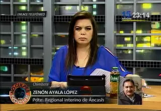 Piden a JNE entregar credenciales para la presidencia regional interina de Áncash