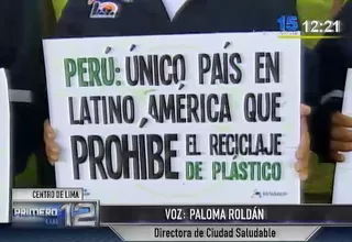 Piden que levanten restricción para fabricar botellas con plástico reciclado