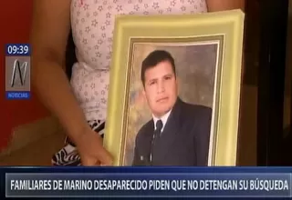 Piden que no se detenga búsqueda de marino desaparecido en río Inambari