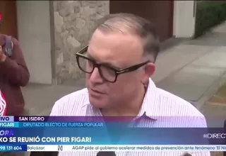 Fuerza Popular aún no define nombres para la Mesa Directiva, afirma Pier Figari