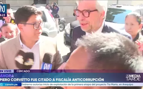 Piero Corvetto asistió a Fiscalía anticorrupción tras renunciar