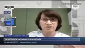 Pilar Mazzetti: Decisión de vacunarme contra la COVID-19 fue únicamente mía - Noticias de subcomision-acusaciones-constitucionales