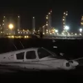 Pisco: Avioneta cayó sobre planta de Pluspetrol 