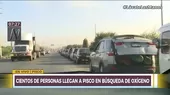 Pisco: Cientos de personas llegan en búsqueda de oxígeno  - Noticias de Pisco