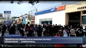 Gran aglomeración de personas se registró en el centro de Pisco - Noticias de Pisco