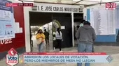 Pisco: reportan pocas mesas instaladas en locales de votación - Noticias de pisco