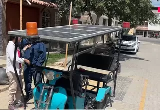 Albert Einstein: Piurano crea primer mototaxi con energía solar