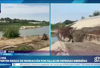 Piura: Defensas ribereñas presentan daños a meses del Fenómeno El Niño