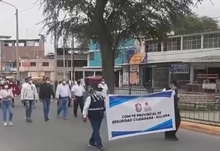 Piura: población se moviliza en rechazo a ola de violencia