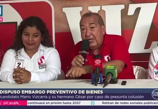 PJ dispuso embargo preventivo a bienes de Mario Vizcarra