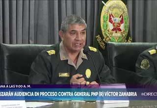 PJ programó audiencia contra exjefe policial Víctor Zanabria