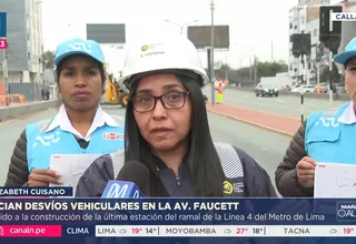 Plan de Desvío Vehicular en Faucett afecta tránsito en el Callao