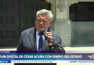 El plan digital de César Acuña con dinero del Estado