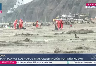 Playa Los Yuyos amaneció cubierta de basura tras Año Nuevo