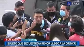 La Policía capturó a hombre que secuestró a una menor de ocho años - Noticias de La Molina