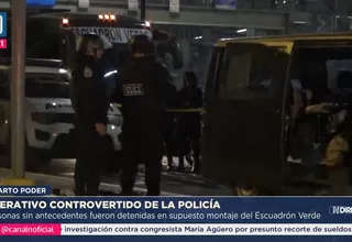 La PNP estaría organizando capturas y operativos falsos