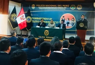 Policía Nacional lanza taller sobre delitos cibernéticos contra menores 