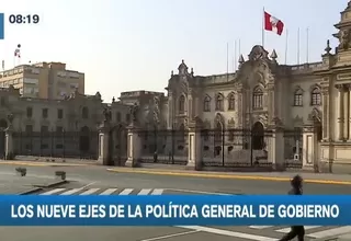 Poder Ejecutivo publicó los nueve ejes de la Política General de Gobierno