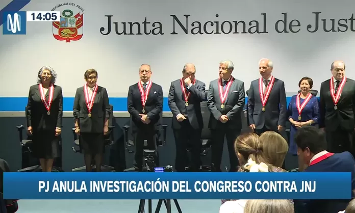 Anulo Poder Judicial anuló investigación parlamentaria contra la Junta ...