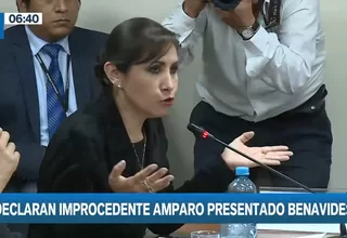 Poder Judicial declaró improcedente amparo presentado por Patricia Benavides