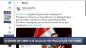 El Poder Judicial ordena impedimento de salida del país para Luis Arce - Noticias de impedimento-salida-pais