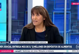Poder Judicial entrega S/ 54 millones en pensiones alimenticias