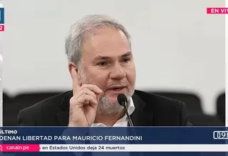 Poder Judicial ordena la liberación de Mauricio Fernandini