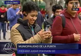 Pokémon Go: La Punta restringió uso de la aplicación en el distrito