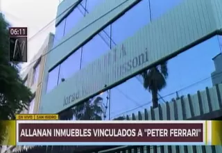 'Peter Ferrari': policía allanó 29 inmuebles