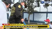 San Juan de Lurigancho: La Policía ayuda a vecinos en distribución de agua - Noticias de san-lorenzo