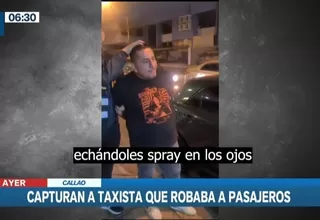 Policía capturó a falso taxista que echaba spray anticorrosivo a pasajeros