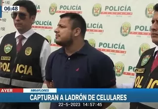 Policía capturó a raquetero que operaba en Miraflores