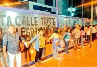 Policía desalojó a jóvenes que acampaban contra el bypass de 28 de Julio