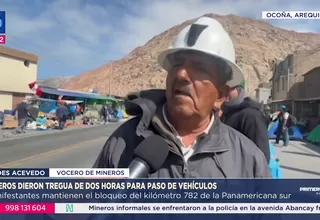 Policía libera tramo clave de Panamericana Sur en Arequipa