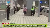Policía: En Lima se acató casi al 100 % el cierre de playas y toque de queda - Noticias de policias