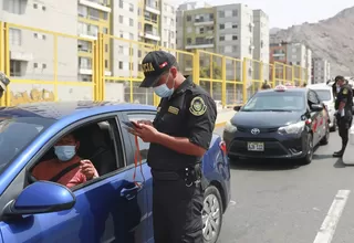 Policía Nacional intervino a más de 7700 personas durante el domingo de inmovilización obligatoria