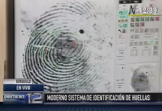 Este es el moderno sistema de identificación de huellas de la Policía