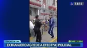 Un policía y un ciudadano extranjero protagonizan violenta pelea en la vía pública - Noticias de extranjero