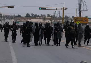 Policía y FF.AA efectuarán el desbloqueo de las carreteras de la Red Vial Nacional