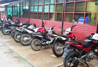 Agentes PNP detienen a banda 'Los Rápidos y Furiosos de Pichari' e incautan motos