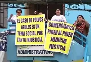 Comerciantes de Polvos azules esperan fallo judicial por los aires del local