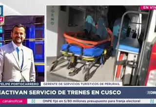 Portocarrero: Machu Picchu ya opera con normalidad