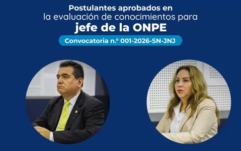 Postulantes a jefe de la ONPE presentarán sus planes de trabajo