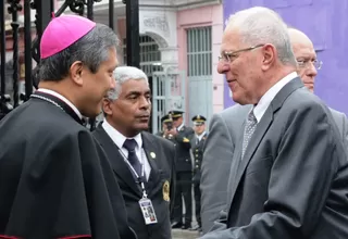 PPK participó en misa al Señor de los Milagros en Las Nazarenas