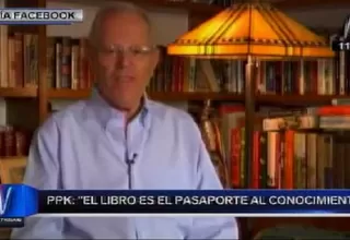 PPK: "El libro es el pasaporte al conocimiento"