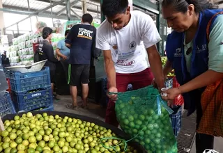 Precio del limón bajó en el mercado mayorista de Santa Anita