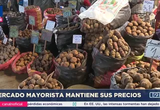 Pese a bloqueos en el sur, precios en mercado mayorista siguen sin variación